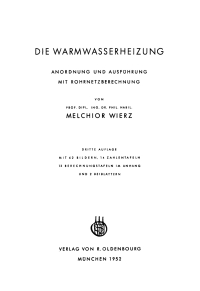 Cover image: Die Warmwasserheizung 3rd edition 9783486778762