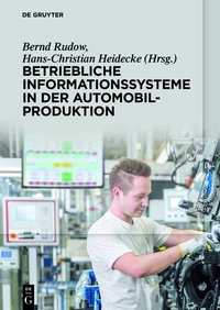 Titelbild: Betriebliche Informationssysteme in der Automobilproduktion 1st edition 9783486730838