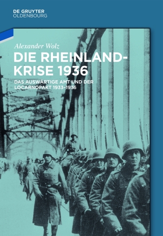 Cover image: Die Rheinlandkrise 1936 1st edition 9783486755411