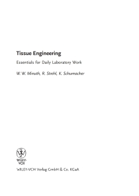 Cover image: Tissue Engineering 1st edition 9783527311866