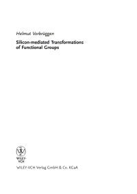 صورة الغلاف: Silicon-mediated Transformations of Functional Groups 1st edition 9783527306688