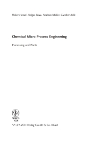 Imagen de portada: Chemical Micro Process Engineering: Processing and Plants 1st edition 9783527309986