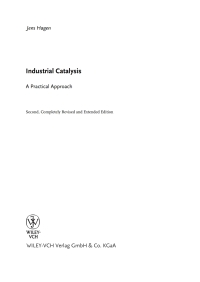 صورة الغلاف: Industrial Catalysis 2nd edition 9783527311446