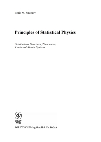 صورة الغلاف: Principles of Statistical Physics 1st edition 9783527406135