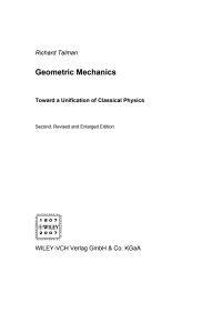 Cover image: Geometric Mechanics 2nd edition 9783527406838