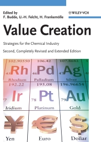 Imagen de portada: Value Creation: Strategies for the Chemical Industry 2nd edition 9783527312665