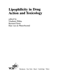 Imagen de portada: Lipophilicity in Drug Action and Toxicology 1st edition 9783527293834