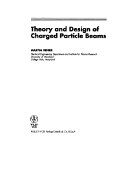 Imagen de portada: Theory and Design of Charged Particle Beams 1st edition 9780471306160
