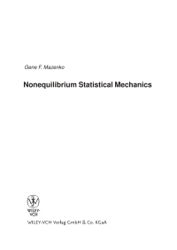 Imagen de portada: Nonequilibrium Statistical Mechanics 1st edition 9783527406487