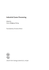 Cover image: Industrial Gases Processing 1st edition 9783527316854