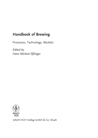 Imagen de portada: Handbook of Brewing 1st edition 9783527316748