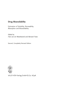 Cover image: Drug Bioavailability: Estimation of Solubility, Permeability, Absorption and Bioavailability 2nd edition 9783527320516