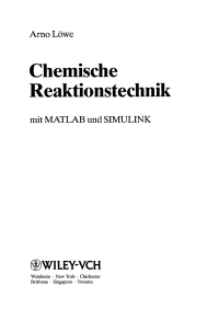 Cover image: Chemische Reaktionstechnik 1st edition 9783527302680