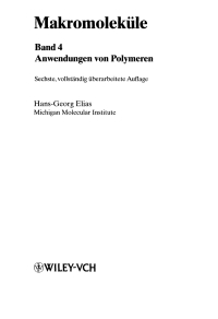 Cover image: Makromoleküle 6th edition 9783527299621