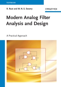 Cover image: Modern Analog Filter Analysis and Design: A Practical Approach 1st edition 9783527407668