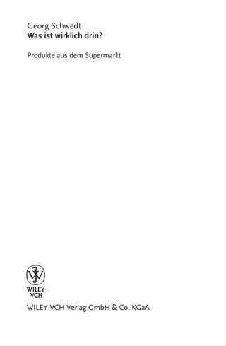 Imagen de portada: Was ist wirklich drin? 1st edition 9783527314379