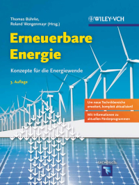 Imagen de portada: Erneuerbare Energie: Konzepte f?r die Energiewende 3rd edition 9783527411085