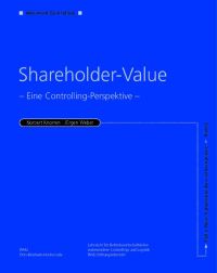 Cover image: Shareholder Value: Eine Controlling-Perspektive 1st edition 9783527501465