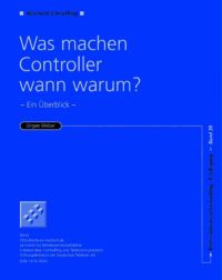 صورة الغلاف: Was machen Controller wann warum? 1st edition 9783527501724