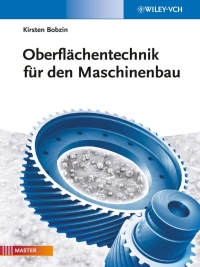 Cover image: Oberflächentechnik für den Maschinenbau 1st edition 9783527330188