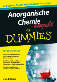 Imagen de portada: Anorganische Chemie kompakt für Dummies 1st edition 9783527710690