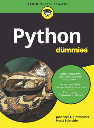 Imagen de portada: Python f&uuml;r Dummies 1st edition 9783527714148