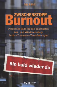 Cover image: Zwischenstopp Burnout 2nd edition 9783527509096