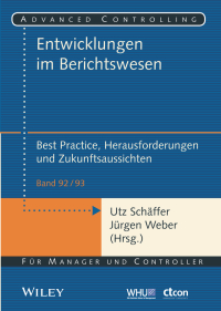 Imagen de portada: Entwicklungen im Berichtswesen - Best Practice, Herausforderungen und Zukunftsaussichten 1st edition 9783527508181