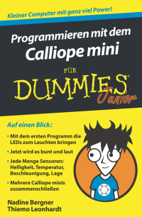 Cover image: Programmieren mit dem Calliope mini f?r Dummies Junior 1st edition 9783527714490