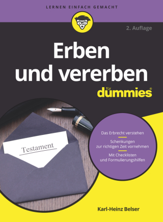 Cover image: Erben und vererben für Dummies 2nd edition 9783527715428