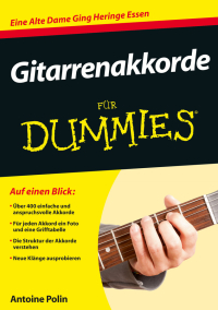 Cover image: Gitarrenakkorde f&uuml;r Dummies 2nd edition 9783527715282