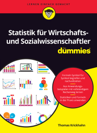 Cover image: Statistik für Wirtschafts- und Sozialwissenschaftler für Dummies 1st edition 9783527715619