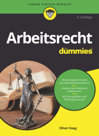 Cover image: Arbeitsrecht f&uuml;r Dummies 4th edition 9783527715701