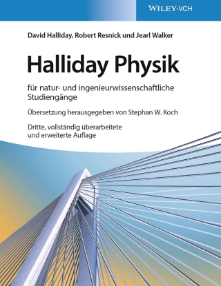 Cover image: Halliday Physik für natur- und ingenieurwissenschaftliche Studiengänge 3rd edition 9783527413683