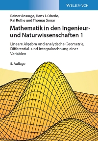 Omslagafbeelding: Mathematik in den Ingenieur- und Naturwissenschaften 1 5th edition 9783527413744