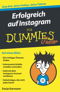 Imagen de portada: Erfolgreich auf Instagram für Dummies Junior 1st edition 9783527716685