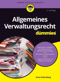 Cover image: Allgemeines Verwaltungsrecht für Dummies 2nd edition 9783527716586