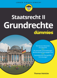صورة الغلاف: Staatsrecht II: Grundrechte für Dummies 1st edition 9783527713165