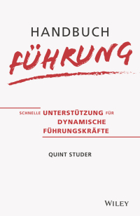 Imagen de portada: Handbuch Führung 1st edition 9783527510665