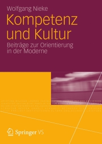 Cover image: Kompetenz und Kultur 9783531158846