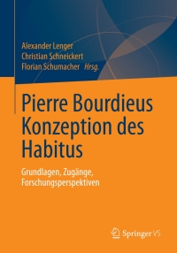 Imagen de portada: Pierre Bourdieus Konzeption des Habitus 9783531186689