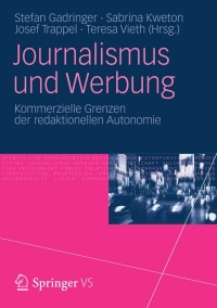 Cover image: Journalismus und Werbung 1st edition 9783531187730