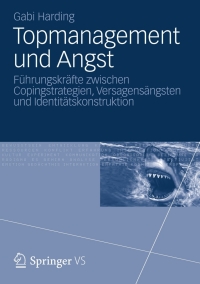 Cover image: Topmanagement und Angst 9783531187952