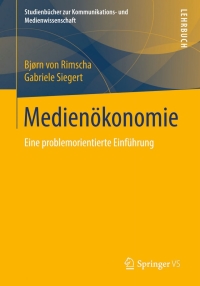 Cover image: Medienökonomie 9783531188010