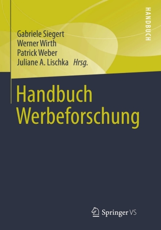 Immagine di copertina: Handbuch Werbeforschung 9783531174266