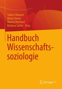 Cover image: Handbuch Wissenschaftssoziologie 1st edition 9783531174433