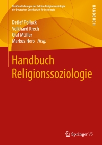 Imagen de portada: Handbuch Religionssoziologie 9783531175362