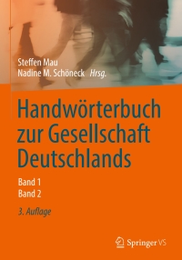 Cover image: Handwörterbuch zur Gesellschaft Deutschlands 3rd edition 9783531176635