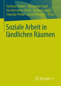 Imagen de portada: Soziale Arbeit in ländlichen Räumen 9783531179360