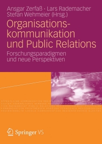 Cover image: Organisationskommunikation und Public Relations 9783531180984